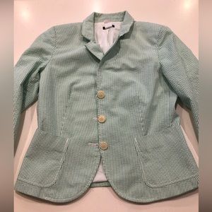 J Crew Seersucker Blazer